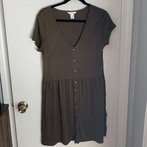 Olive green dress